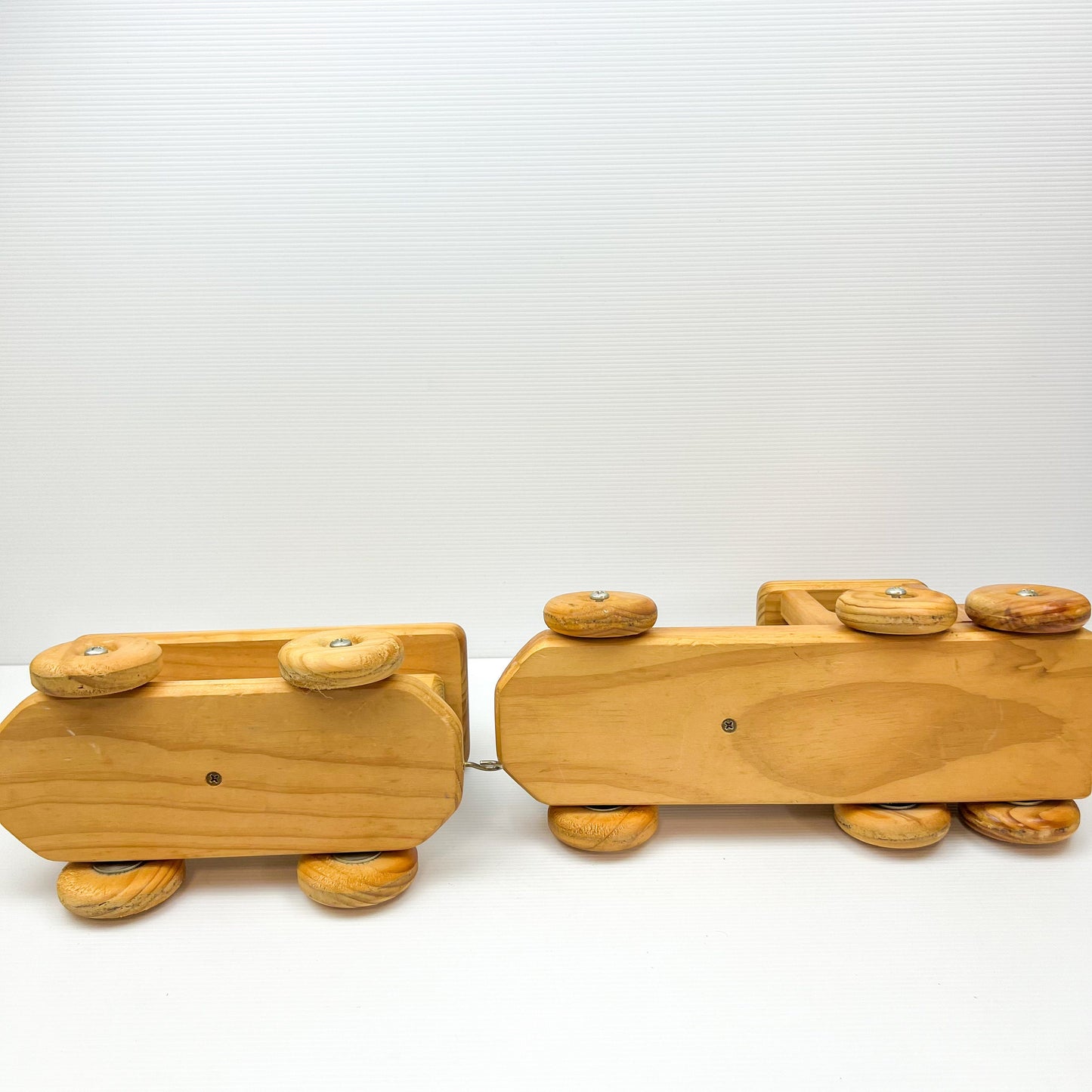 Wood Train Engine and Carriage Toy