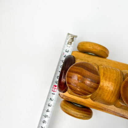 Wood Train Engine and Carriage Toy
