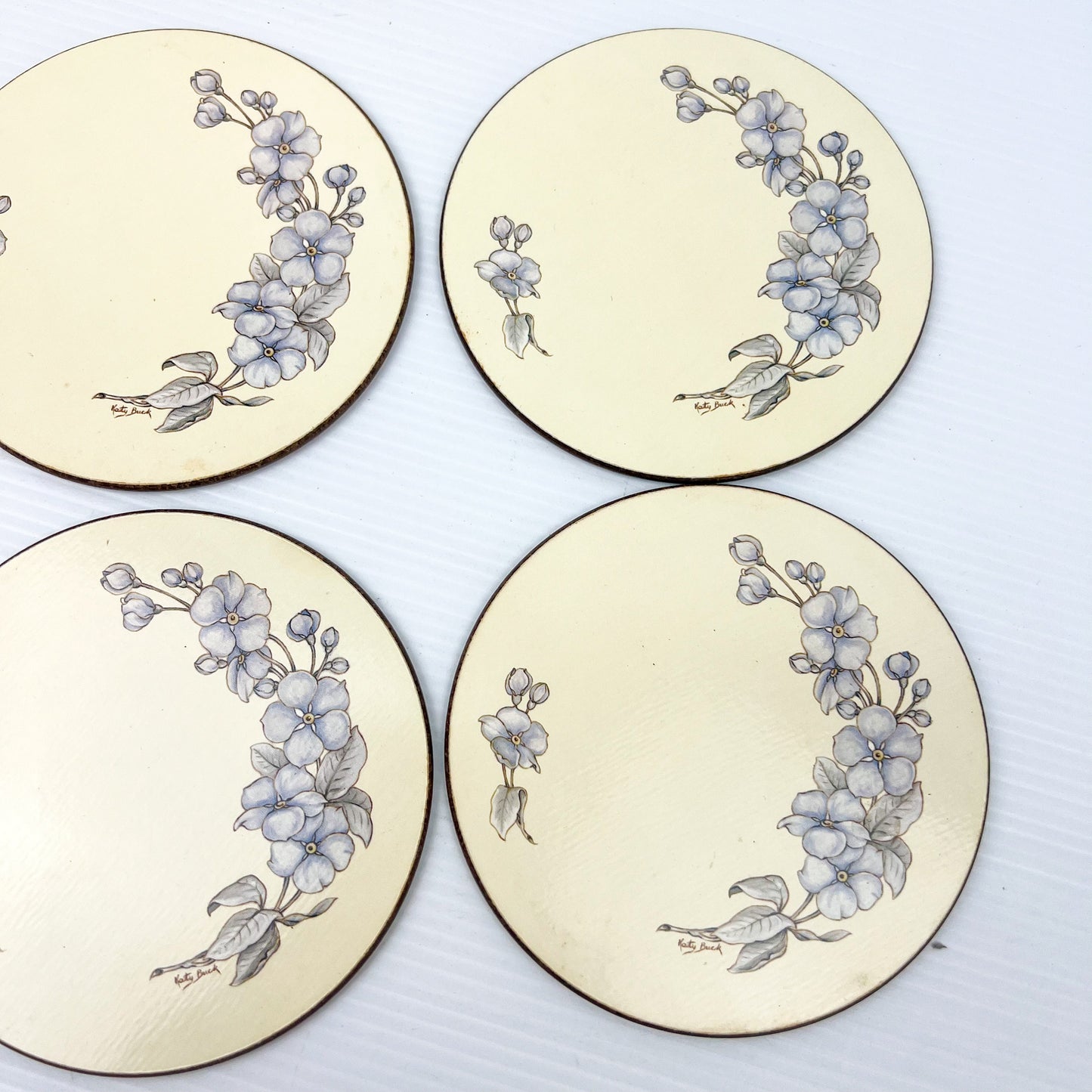 Jason Flower Drink Coaster set in box