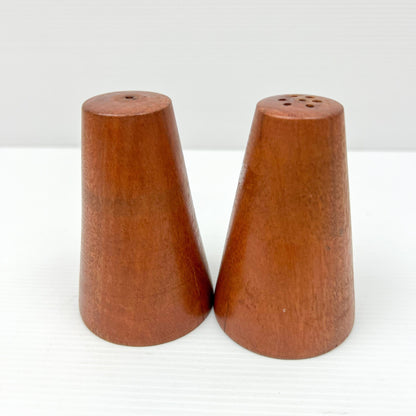Wooden salt and pepper shaker set