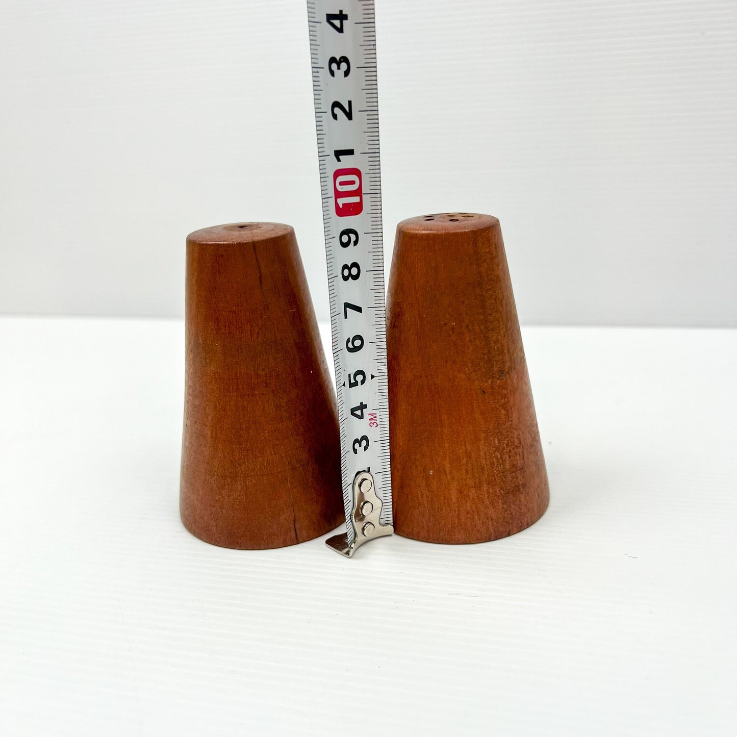 Wooden salt and pepper shaker set