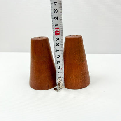 Wooden salt and pepper shaker set