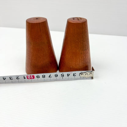 Wooden salt and pepper shaker set