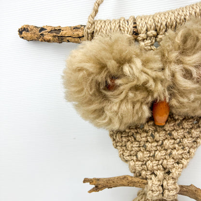 Macrame Owl Wall Hanging