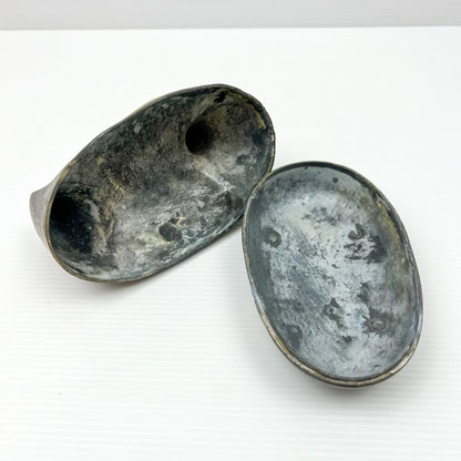Vintage 1960’s Lead/Pewter and Brass Duck Trinket Box