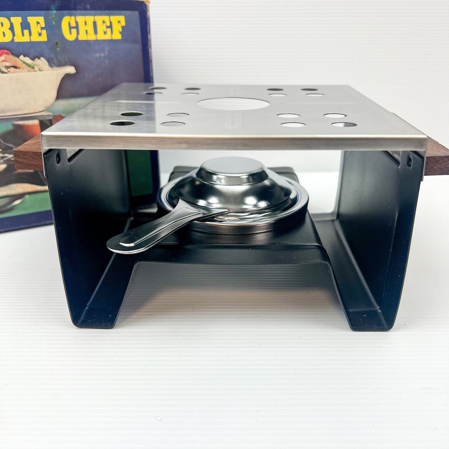 Vintage table chef cooker / food warmer From Japan in original box