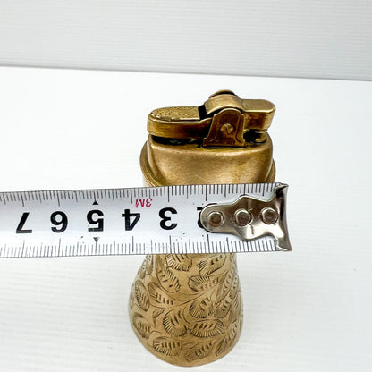 Vintage Brass Bell/ Lighter. Made in Japan. Table Top Cigarette Lighter. Old Fashioned Bell