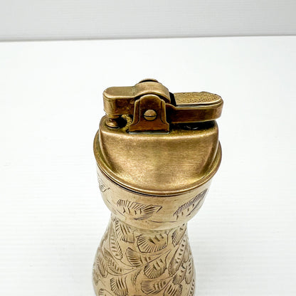 Vintage Brass Bell/ Lighter. Made in Japan. Table Top Cigarette Lighter. Old Fashioned Bell