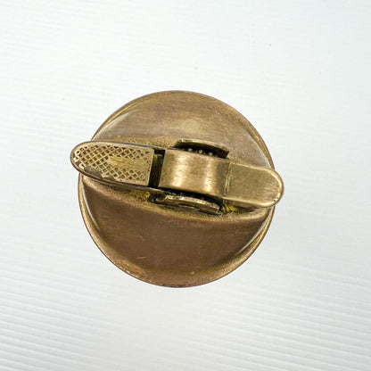 Vintage Brass Bell/ Lighter. Made in Japan. Table Top Cigarette Lighter. Old Fashioned Bell
