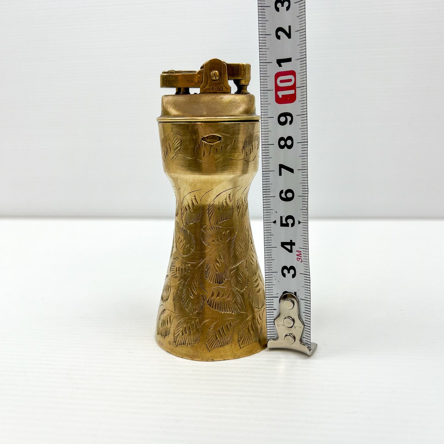 Vintage Brass Bell/ Lighter. Made in Japan. Table Top Cigarette Lighter. Old Fashioned Bell