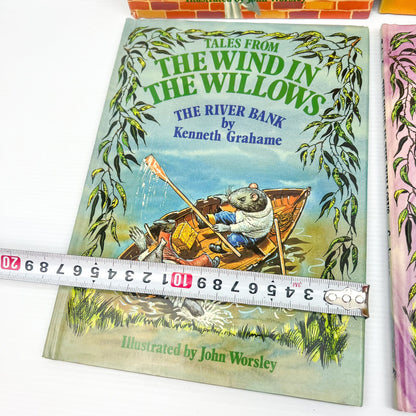Tales From The Wind in the Willows Book Set of 6 - by Kenneth Grahame - 1983 Childrens Hardback Book - Chartwell Books