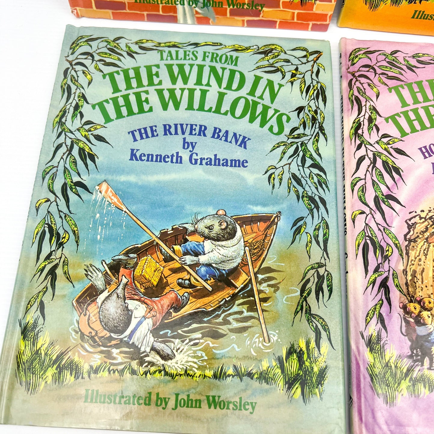 Tales From The Wind in the Willows Book Set of 6 - by Kenneth Grahame - 1983 Childrens Hardback Book - Chartwell Books