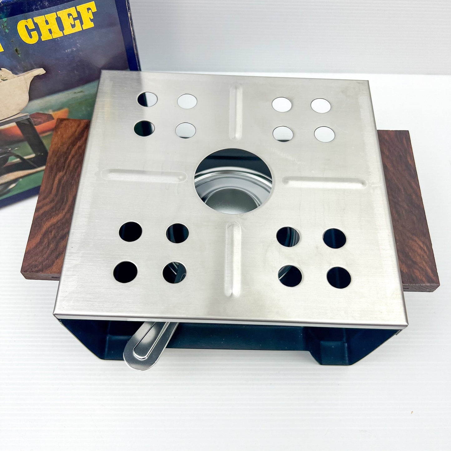 Vintage table chef cooker / food warmer From Japan in original box
