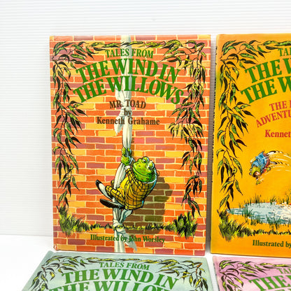 Tales From The Wind in the Willows Book Set of 6 - by Kenneth Grahame - 1983 Childrens Hardback Book - Chartwell Books