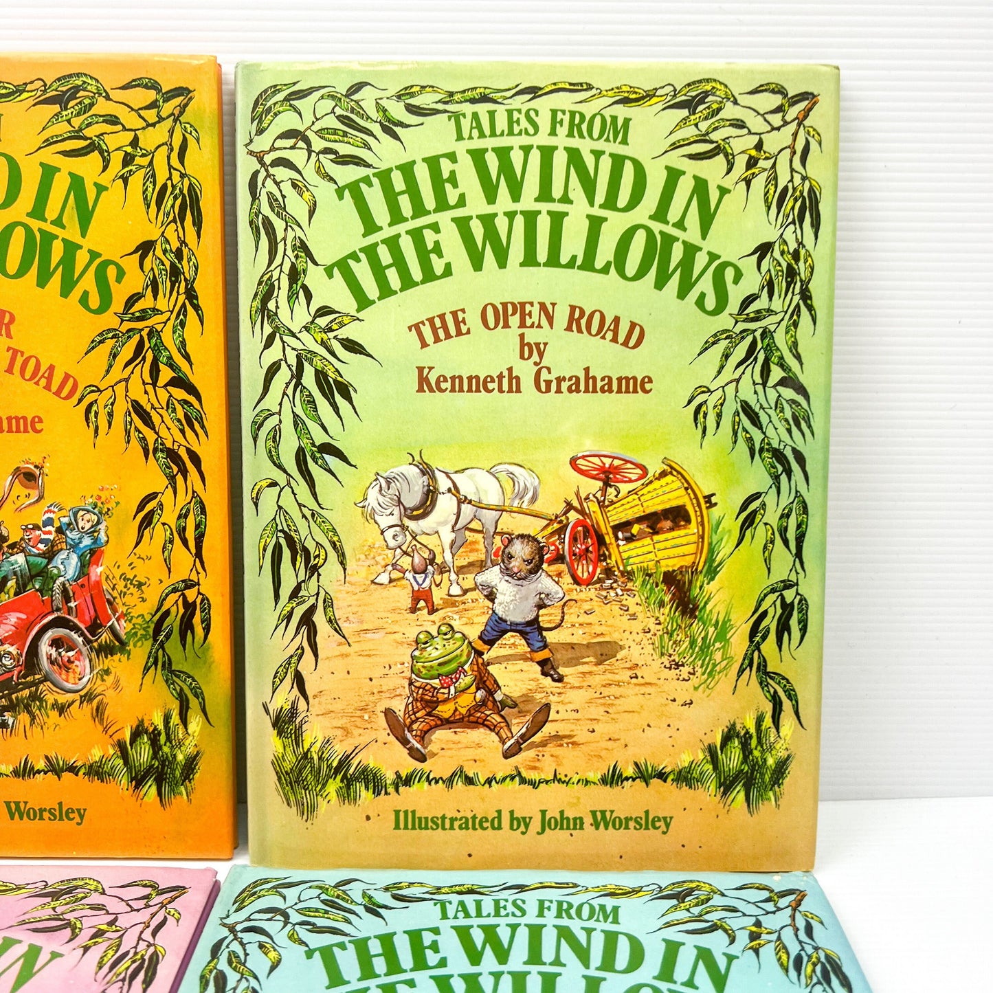 Tales From The Wind in the Willows Book Set of 6 - by Kenneth Grahame - 1983 Childrens Hardback Book - Chartwell Books