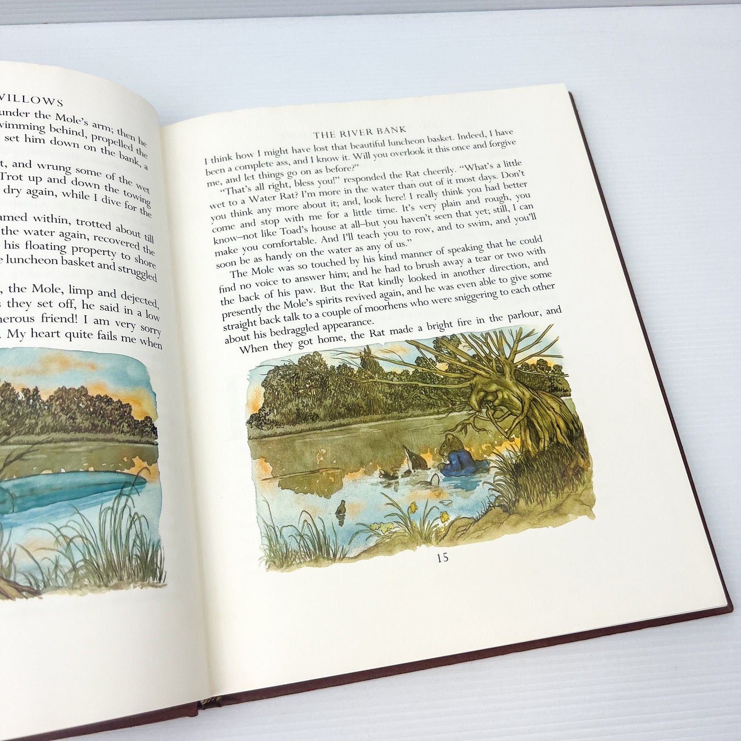 The Wind in the Willows Hardcover Book - 1980