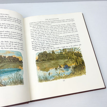 The Wind in the Willows Hardcover Book - 1980