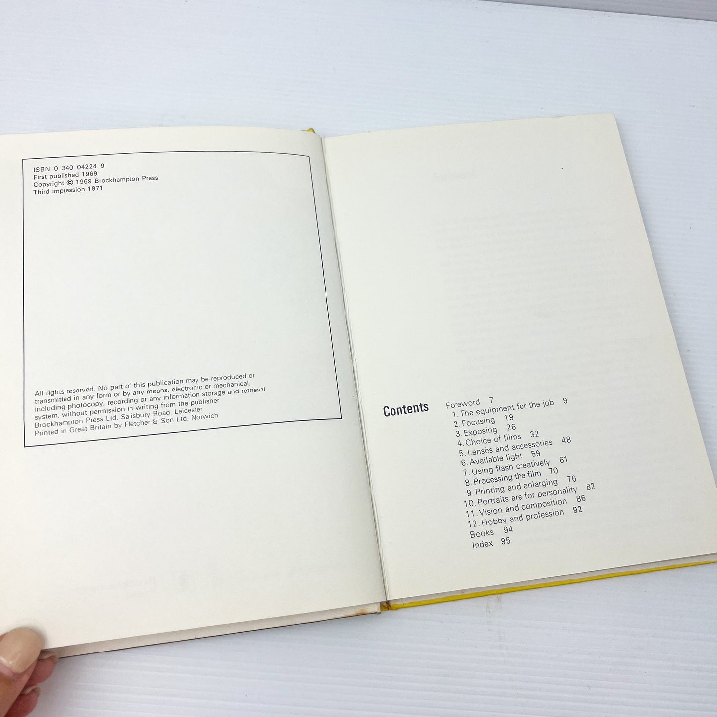 Photography Book - Ronald Spillman 1971
