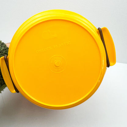 Retro Colourful Plastic Storage Container Set with Carry Handle