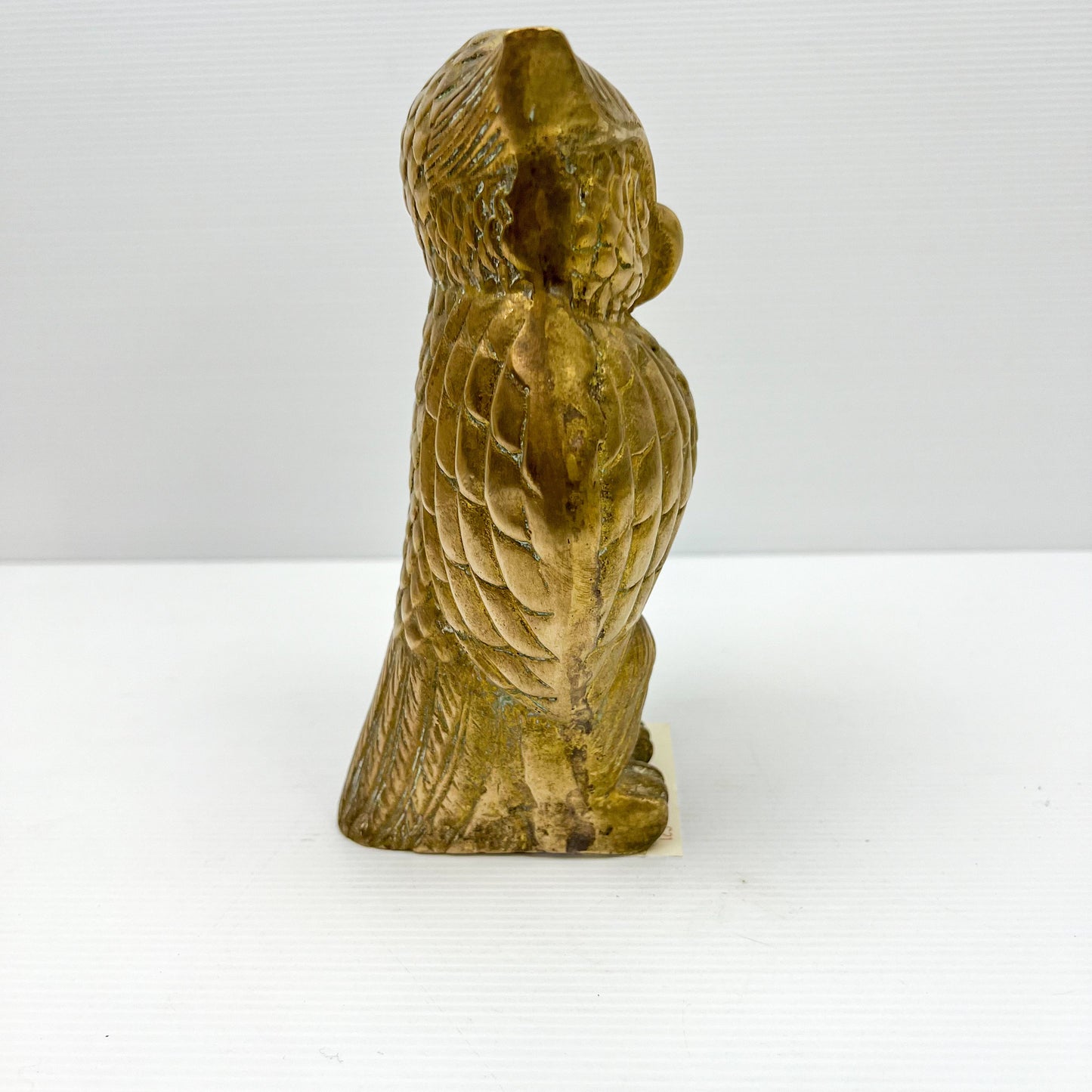 Large Brass Owl Ornament / Statue