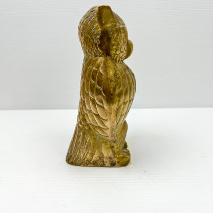 Large Brass Owl Ornament / Statue