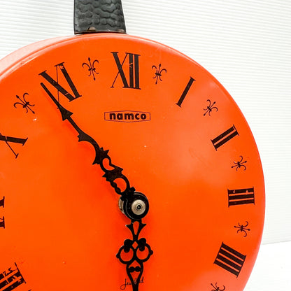 Namco Orange Frypan Clock - Made in Germany