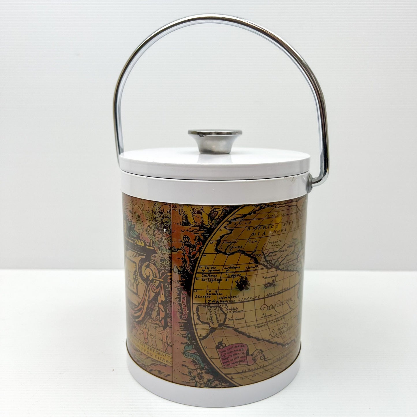 World Map Ice Bucket