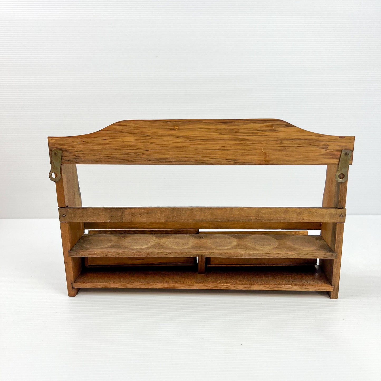 Wooden Hanging Spice Shelf with drawers
