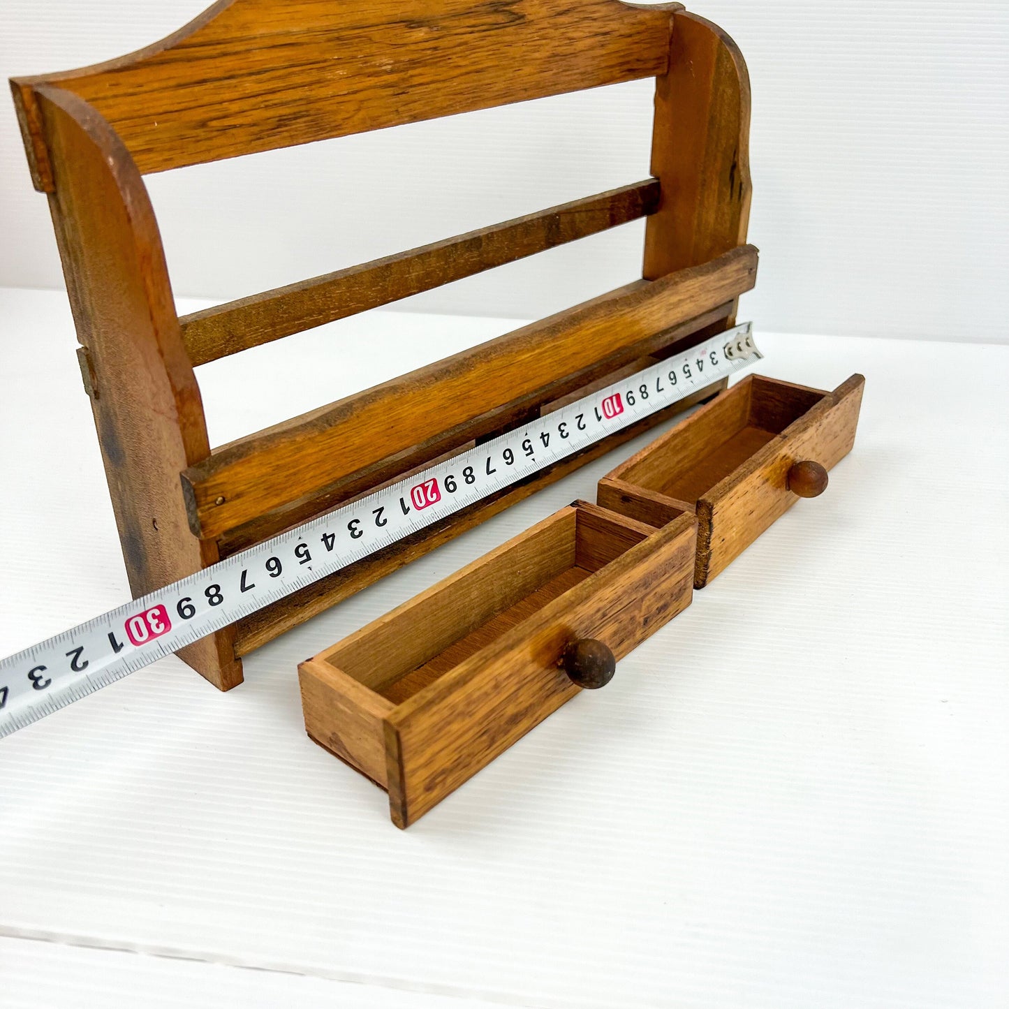 Wooden Hanging Spice Shelf with drawers