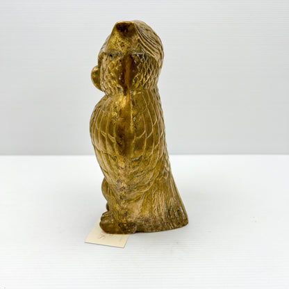 Large Brass Owl Ornament / Statue