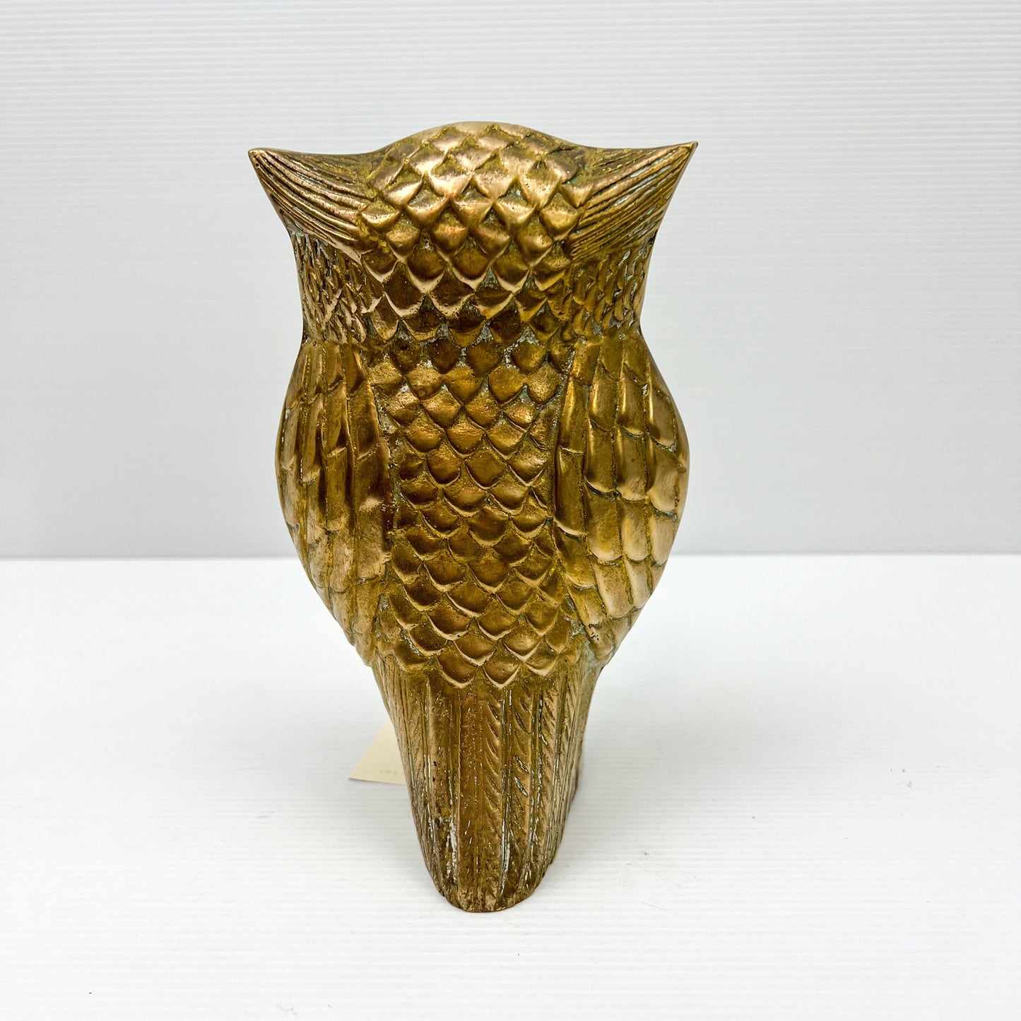 Large Brass Owl Ornament / Statue