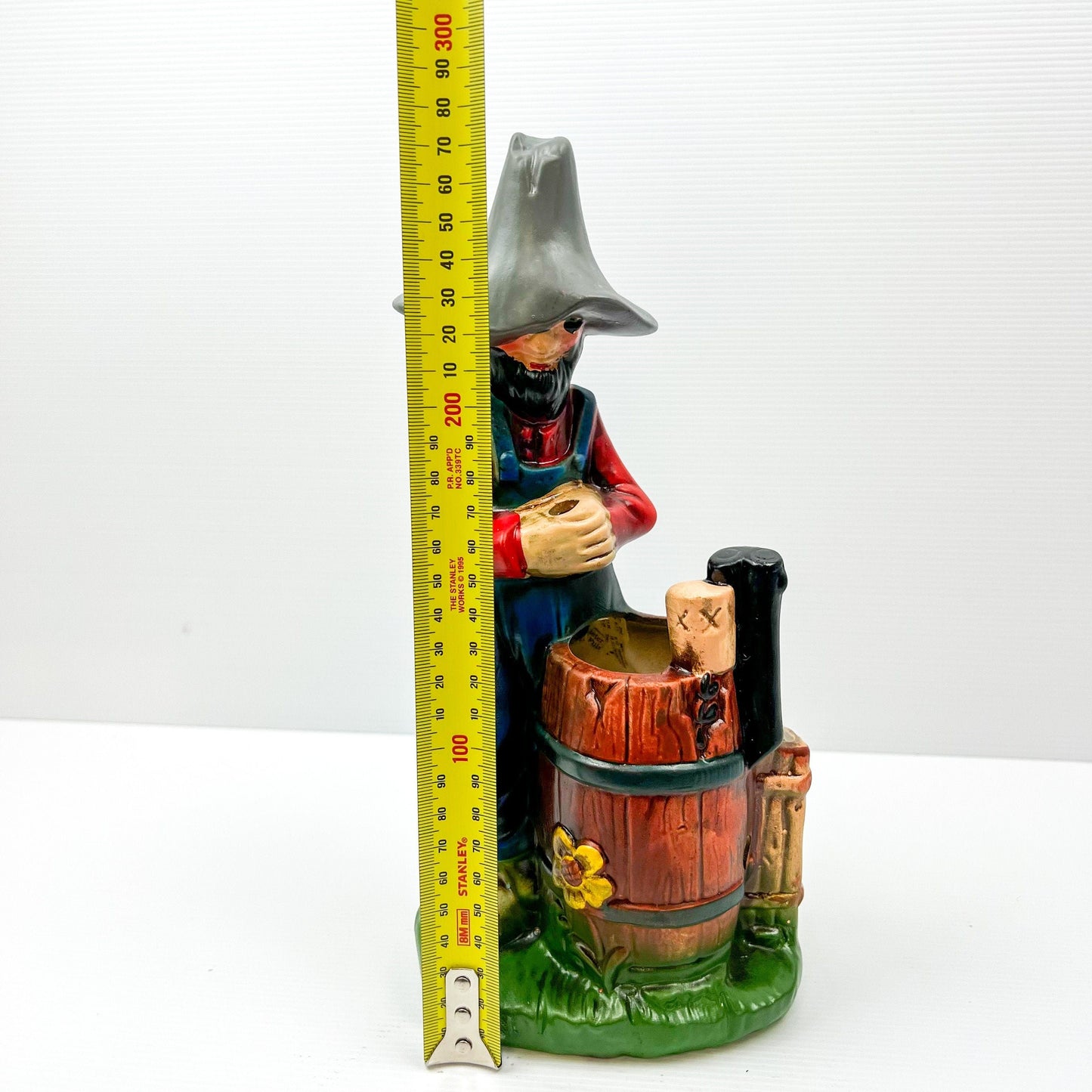 Vintage Moonshiner, Ceramic Hillbilly Statue - Made in Japan