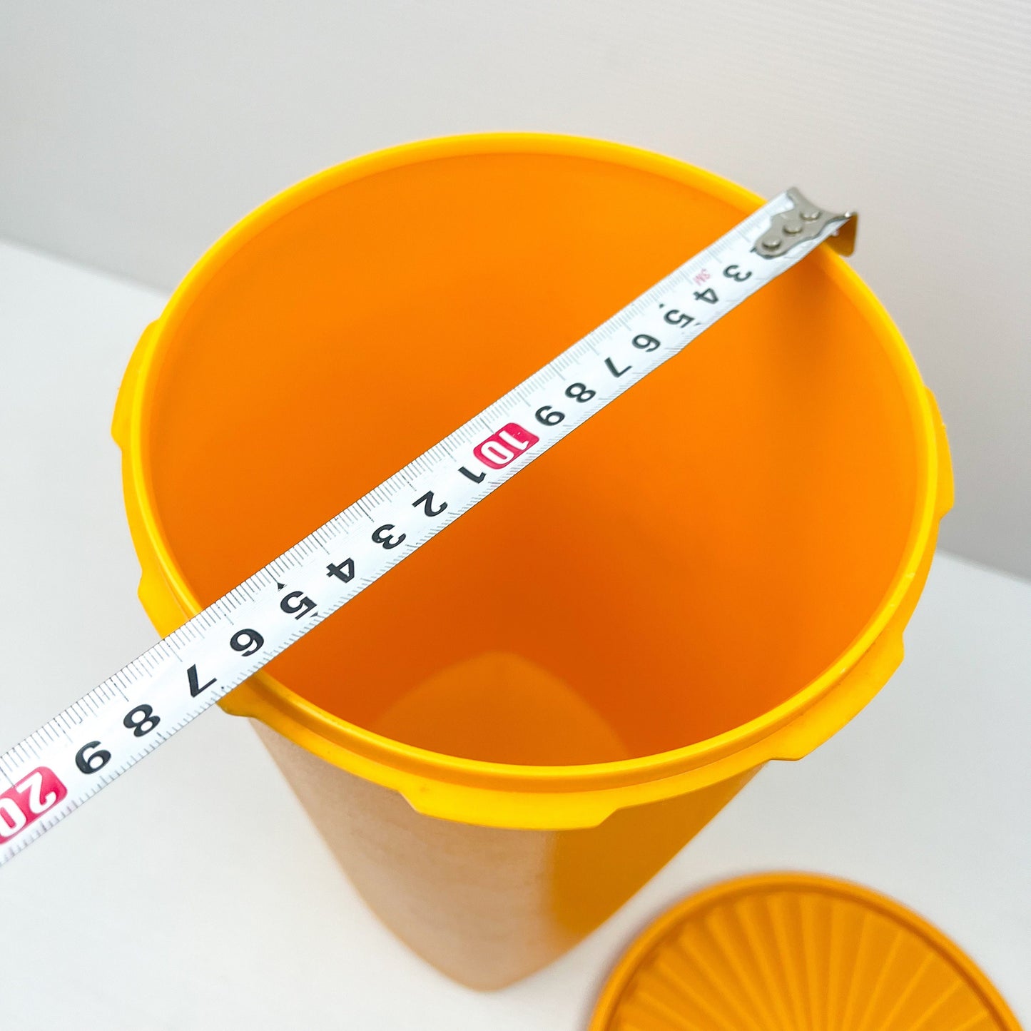 Vintage Yellow Tupperware Storage Container