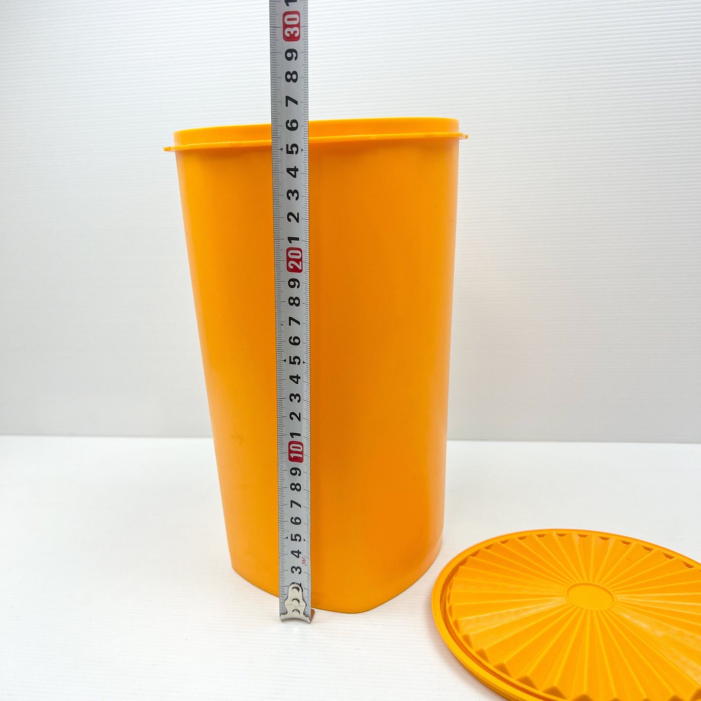 Vintage Yellow Tupperware Storage Container