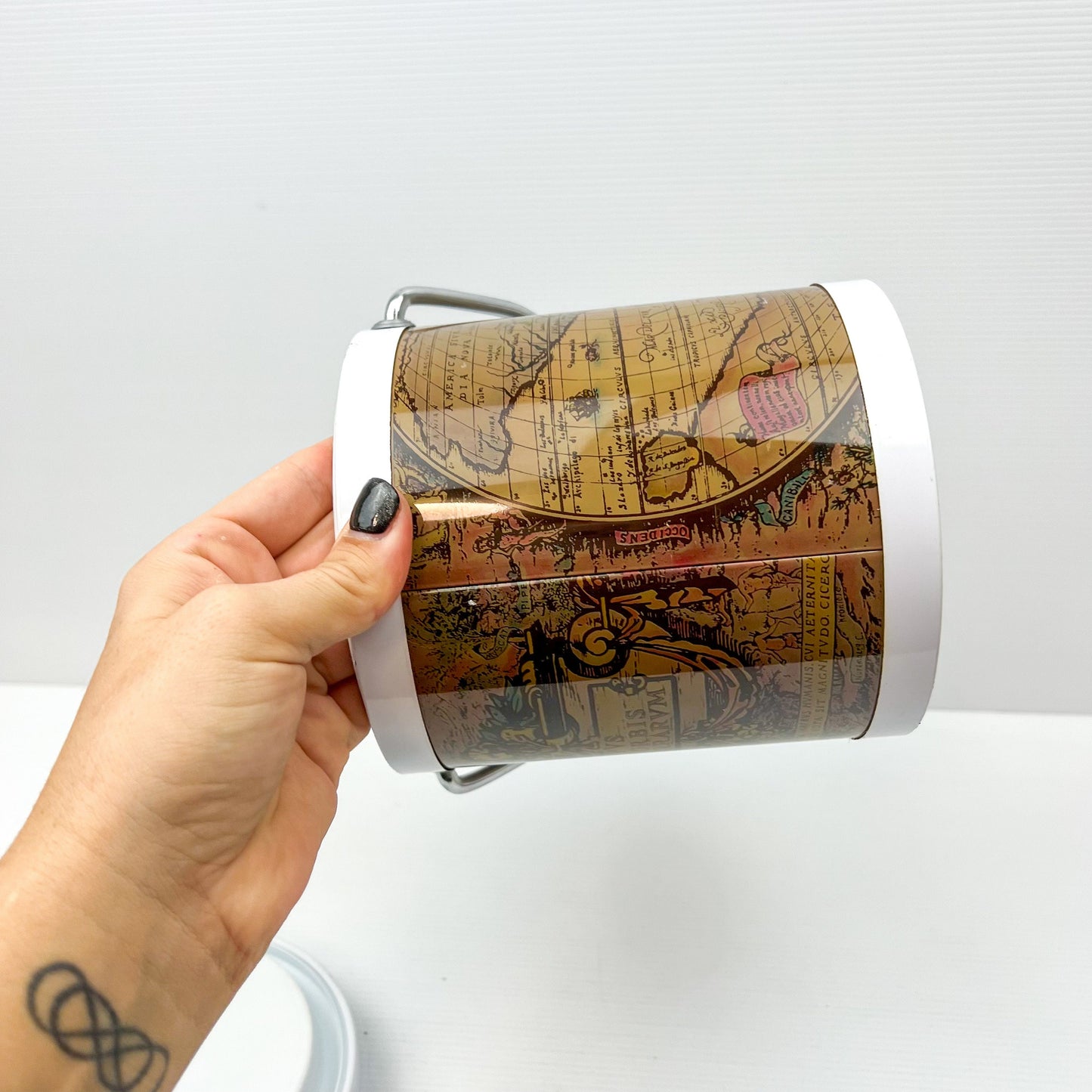 World Map Ice Bucket