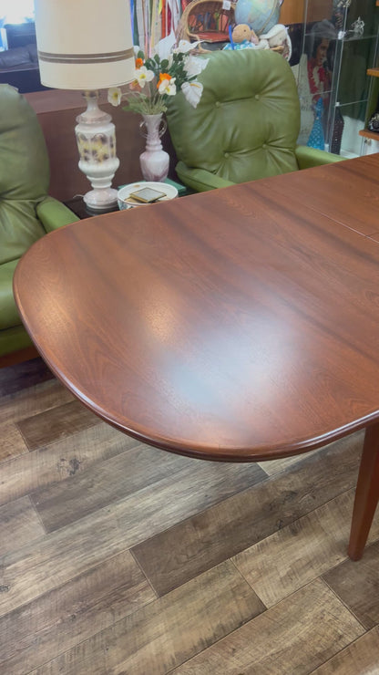 Parker Mid Century Teak Extendable Dining Table